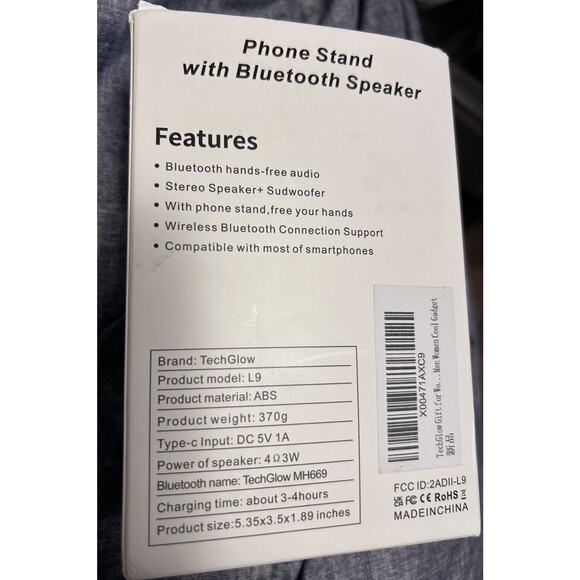 Gift for Women Foldable Cellphone Stand with Bluetooth Speaker Wireless Speak... - Picture 7 of 7